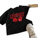 2024 New Autumn W's Fashion European And American Style Slim Fit Short Cropped T-Shirt With Round Neck Y2K Top For_ecoleips.com