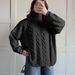DiYun European And American Casual Vacation Knit Solid Color Long Sleeve Sweater Women's Clothing 2025_ecoleips.com