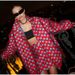 2025 Autumn Women's Fashion Casual Heart Dot Print Jacket And Skirt Set_ecoleips.com