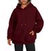 Oversized Drop Shoulder Hoodie For Women – Cozy Streetwear Pullover With Pockets, Multiple Colors & Sizes_ecoleips.com