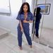 Women's High Waist Loose Fitting Jumpsuit With Pockets Autumn/Winter Fashion Leg Lengthening Slimming Cargo Pants Independent Website Exclusive_ecoleips.com