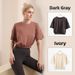 Breathable Copper Ammonia Raylon Layered Crop Top - Slim Fit Short Sleeve T-Shirt For Women, Streetwear & Gym Wear_ecoleips.com