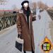 girl Girl Fleece-Lined Thickened Parka For Women, Long Style, 2024 Winter New Workwear Jacket, Niche Design Cotton Coat, Trendy_ecoleips.com