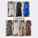 Linen Suit For Women Muslim Solid Color Floor-Length Skirt_ecoleips.com