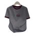Dark Grey Cotton Crew Neck Short Sleeve T-Shirt Korean Style Fashionable Versatile Top For Women Trendy Brand 2026_ecoleips.com