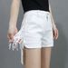 Aria Basics Aria Basics Women's Tassel Shorts With Rhinestones, Candy-colored, New Korean Style, Fashionable And Sexy Mid-waist Dance Pants,_ecoleips.com