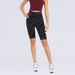 Summer New High Waist, Hip Lifting, Sports And Fitness Capris Wo, Double Sided Polished, Slim Fit, Yoga Shorts For_ecoleips.com