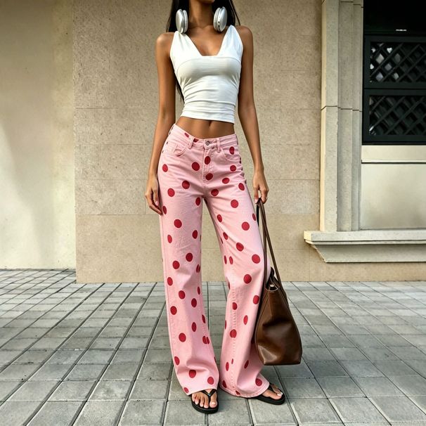 Xiyin's Popular Product From The Source Manufacturer: Cross-border E-commerce In-stock Polka Dot Extra-long Floor-length_ecoleips.com