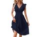 Aria Basics Aria Basics 2024 European And American Women's Fashion New Mid-Length Jacquard Hollow Slimming V-Neck Plus Size Solid Color_ecoleips.com