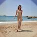 Women's Clothing Sexy Knitted Hollow Beach Cover Up Lace Up Tassel Bikini Swimsuit Beach Skirt Anti_ecoleips.com