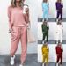 In Stock Autumn Winter New Cross-Border European And American Women's Clothing Hot-Selling Loose Solid Color Long_ecoleips.com
