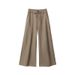 Women's Clothing Summer New Long Mopping Pants Sports Elastic Pants Wide Leg Straight Street Trousers_ecoleips.com
