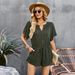 DiYun European And American Clothing Solid Color Shorts Short-sleeve Women's 2026 Spring-summer Home_ecoleips.com