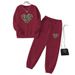 Women's Clothing Leopard Print Heart Print Crew Neck Long Sleeve Loose Fashion Sweatshirt Two Piece Set Winter Trendy Women's Clothing 0019_ecoleips.com