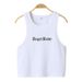Cross-border E-commerce Euroean And American Women's Clothing Summer New Angel Baby Letter Rint Short Slim-fit Tank_ecoleips.com