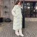 Unisex Long Down Coat For Winter - Oversized Knee-Length Jacket With 90% White Duck Down, Warm & Lightweight Puffer Coat For Women & Men_ecoleips.com