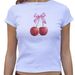 Women's Clothing Cute Printed Colored Cotton T Shirt_ecoleips.com