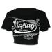 AC311 European And American 2024 Autumn New Waist-Revealing Hot Girl T-Shirt For Women, Short Sleeve, Slim-Fit Design,_ecoleips.com