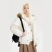 girl Girl CATTEE American Retro 90 White Duck Collared Hooded Down Jacket For Men And Women Winter Cold-Proof Warm Short Coat_ecoleips.com