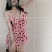 Women's Clothing Hot Girl Dress Female Summer Sexy Suspender Skirt Slim Hip Skirt Backless Skirt 8835 Red Heart Pink Skirt_ecoleips.com