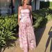 Women's Clothing Women's Strapless Printed Dress Slim Fit Fashionable Sleeveless_ecoleips.com