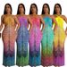 Women's Clothing Printing New Fashion Sexy Slim Hip Dress Hot Diamond Long Skirt Female_ecoleips.com