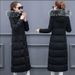 "Knee-Length Winter Coat For Women – Slim-Fit Cotton Parka With Thickened Warmth"_ecoleips.com