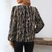 Aria Basics Aria Basics Cross-border Foreign Trade Popular Women's Long-Sleeve Printed Shirt European And American New_ecoleips.com