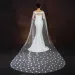 Hair Jewelry Womens Cape Bridal Cloak Veils Long Cathedral Style Shawl Wedding Dress Accessories For Shoulder Decoration_ecoleips.com