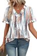 WIHOLL Womens Summer Tops Short Sleeve Basic Casual V Neck T Shirts Trendy Fashion 2026_ecoleips.com