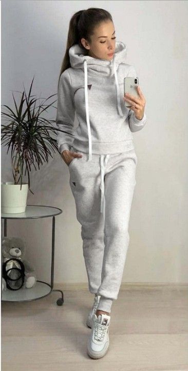 2021 European And American Women's Autumn/Winter Hot-Selling New Fleece Fashion Casual Sports Suit Sweatshirt_ecoleips.com