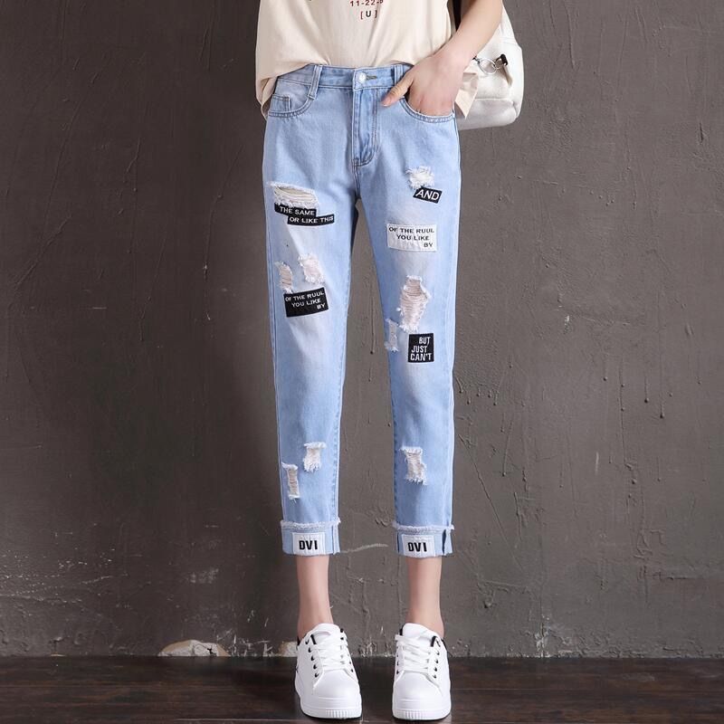 Women's Clothing Leg Jeans For Women Autumn High Waist Drape Loose Versatile Straight Pants_ecoleips.com
