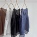 Women's Clothing Lightweight Cotton And Linen Inner Vest Large Size Basic Sleeveless Base Versatile Vest With Short Front And Long Back Design_ecoleips.com