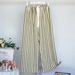 Fashion Striped Pajama Pants For Women Sweet Belt Spring Summer Sleepwear Pyjamas Pant Home Wear Sleep Wide Leg Trousers_ecoleips.com