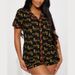 Women's Clothing Comfortable Home Short Sleeved Printed Shorts Suit_ecoleips.com