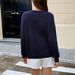 Diyun European And American Casual Vacation Woolen Long-Sleeve Shirt Sweater Women's Fashion 2025 Autumn_ecoleips.com