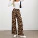 Aria Basics 2025 European And American Cross-border Foreign Trade Women's Loose Casual Printed Straight-leg Sports_ecoleips.com