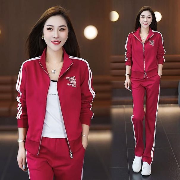 Women's Trendy Casual Tracksuit Set – Long Sleeve Hoodie & Straight Leg Pants | Autumn Streetwear (M-3XL)_ecoleips.com