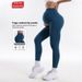 Slim Fitting High Waisted Seamless Maternity Leggings Women's Tight Fitting Solid Color Sports Maternity Pants_ecoleips.com