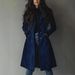 Women's Clothing Elegant Women's Long Trench Coat Lapel Western Style Suede Autumn Winter Style Outerwear For Formal & Casual For Women_ecoleips.com