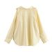 Women's Clothing Fashion Casual Loose Poplin Shirt + Trousers Set_ecoleips.com