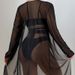 Verve New Style Mesh Sexy Cover-Up Bikini Three-Piece Swimsuit For Women High-End Beach Swimwear_ecoleips.com