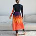 3-Piece Swimdress Set – Modest Swimwear With Cover-Up Skirt & Leggings (S-XL) – UPF 50+ Chlorine-Resistant Polyester (Black/Blue)_ecoleips.com