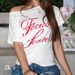 New Short-sleeved Women's Top Casual Monogram Print Crew Neck T-shirt_ecoleips.com