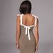 Women's Clothing Sexy Sleeveless Dress Autumn Fashion Bodycon Slim Fit With Suspender Tie Waist_ecoleips.com