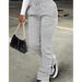 Women's Clothing Women's Solid Color Pants With Slanted Pockets And Drawstring Front Casual Loose Fit Spring/Summer Bottoms_ecoleips.com