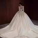 Women's Clothing Satin Wedding Dress Bride Heavy Luxury Retro Long Sleeve High End Main Yarn On The Run Princess Petite_ecoleips.com