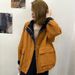 girl Parka Cotton-Padded Jacket Fashion Cotton Coat For Women Korean Style Casual Loose Slimming 2025 Winter New Warm Trendy_ecoleips.com