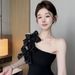 Pure Desire Style Tube Top Summer New Super Fairy Beautiful Bow Off-Shoulder Slim Fit Elegant Short Vest For Women_ecoleips.com
