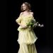 French Style off the Shoulder Yellow Ball Gown Women's Princess Evening Gown Sophisticated Wedding Party Wear_ecoleips.com